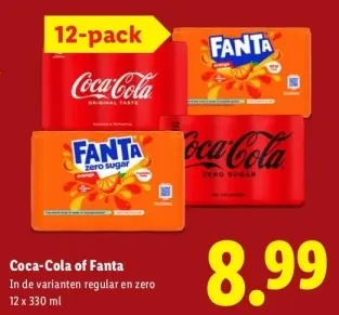 Aanbieding: Coca-Cola of Fanta