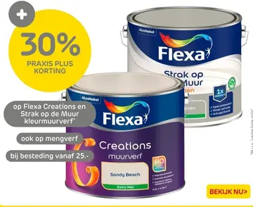 Aanbieding: Flexa Creations en Strak op de Muur kleurmuur