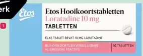 Aanbieding: Hooikoortstabletten Loratadine 10 mg