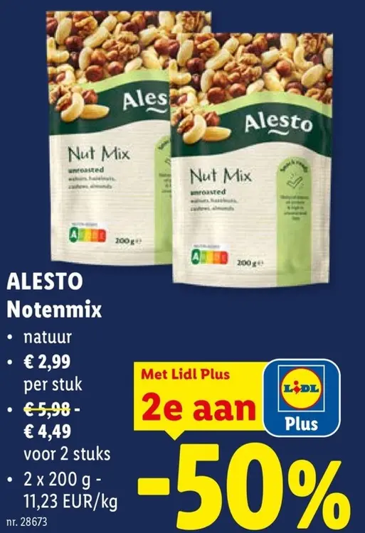 Promotie: Notenmix