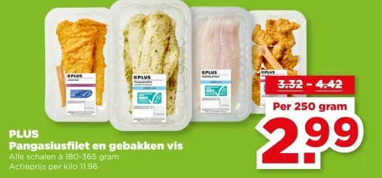 Pangasiusfilet en gebakken vis