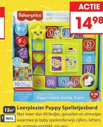 Aanbieding: Leerplezier Puppy Spelletjesbord