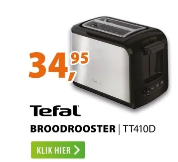 Aanbieding: Broodrooster tt410d