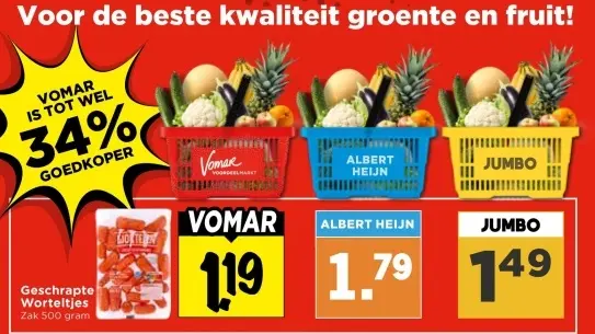 Aanbieding: Geschrapte Worteltjes