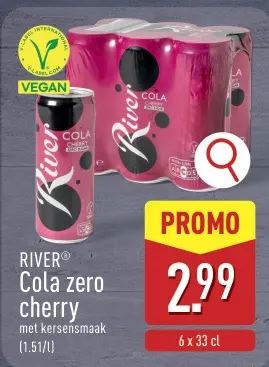 Aanbieding: Cola zero cherry