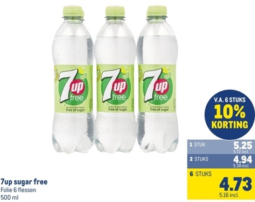 Aanbieding: 7up sugar free