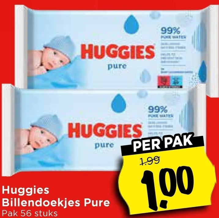 Aanbieding: Billendoekjes Pure