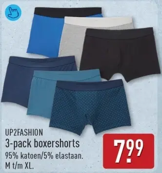 Aanbieding: 3-pack boxershorts