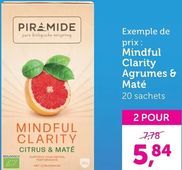 Offre: Mindful Clarity Agrumes & Maté