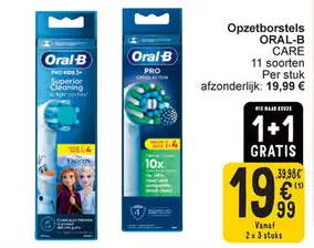Aanbieding: ORAL-B CARE Opzetborstels