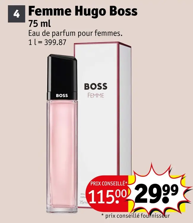 Offre: Femme Hugo Boss