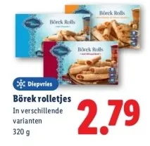 Aanbieding: Börek rolletjes