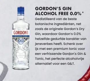 Aanbieding: GORDON'S GIN ALCOHOL FREE 0.0%
