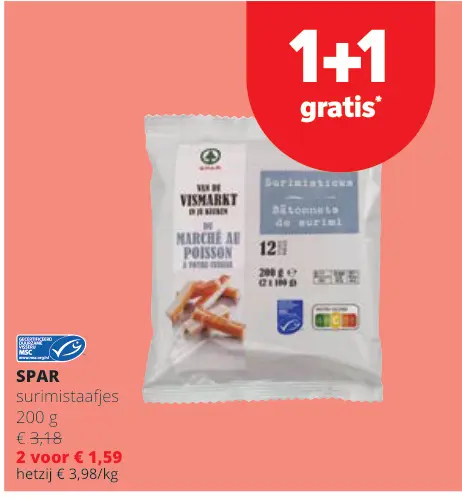 Promotie: Surimistaafjes