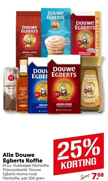Aanbieding: Alle Douwe Egberts Koffie