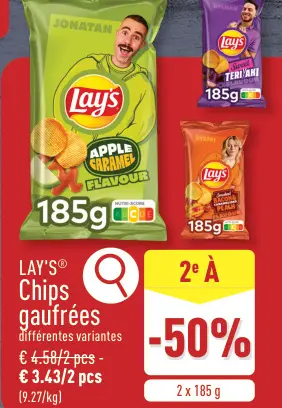 Offre: Chips gaufrées