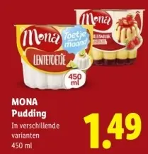 Aanbieding: Pudding