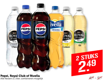 Aanbieding: Pepsi , Royal Club of Rivella