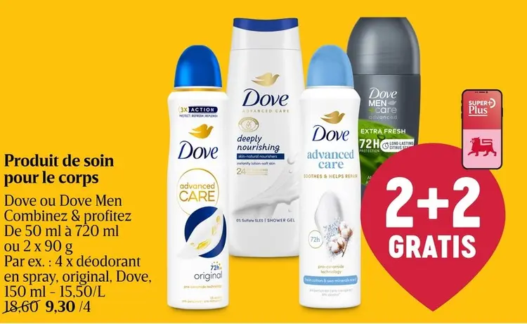 Offre: Produit de soin pour le corps