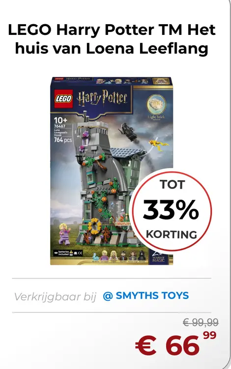 Aanbieding: LEGO Harry Potter TM Het huis van Loena Leefl