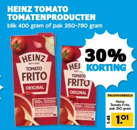 Aanbieding: Heinz tomato tomatenproducten