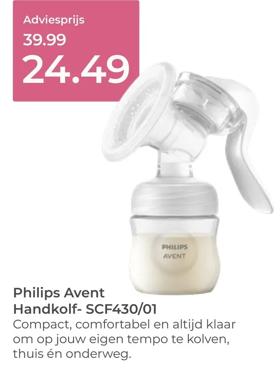 Aanbieding: Philips Avent Handkolf- SCF430/01