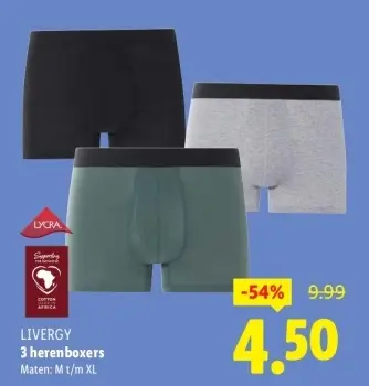 Aanbieding: 3 herenboxers