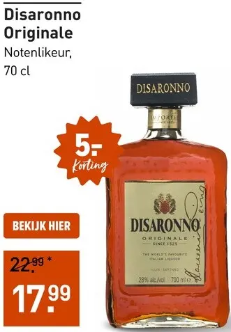 Aanbieding: Originale Notenlikeur