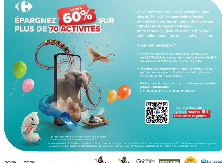 Offre: Épargnez plus de 70 activités