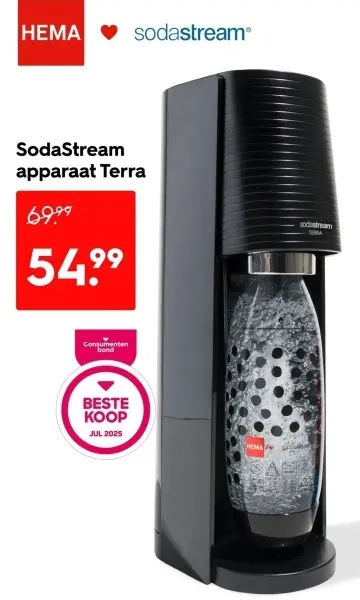 Aanbieding: SodaStream apparaat Terra