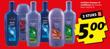 Aanbieding: Andrélon shampoo of conditioner