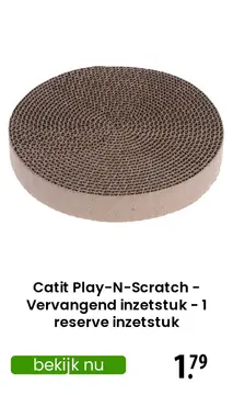 Aanbieding: Catit Play-N-Scratch - Vervangend inzetstuk - 1 reserve inzetstuk