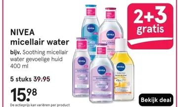 Aanbieding: Micellair water