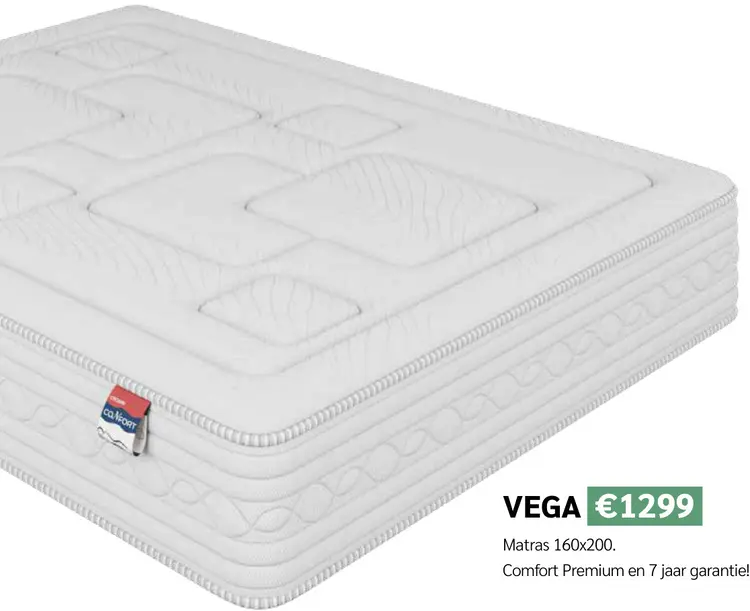 Promotie: Crown Comfort Matras Vega