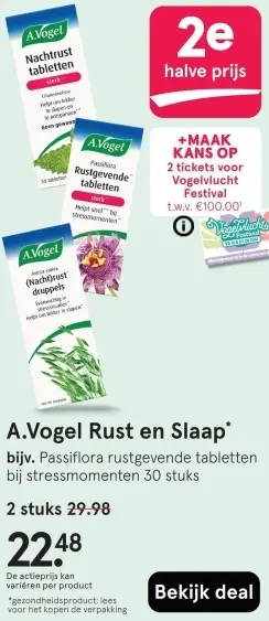 Aanbieding: Rust en slaap