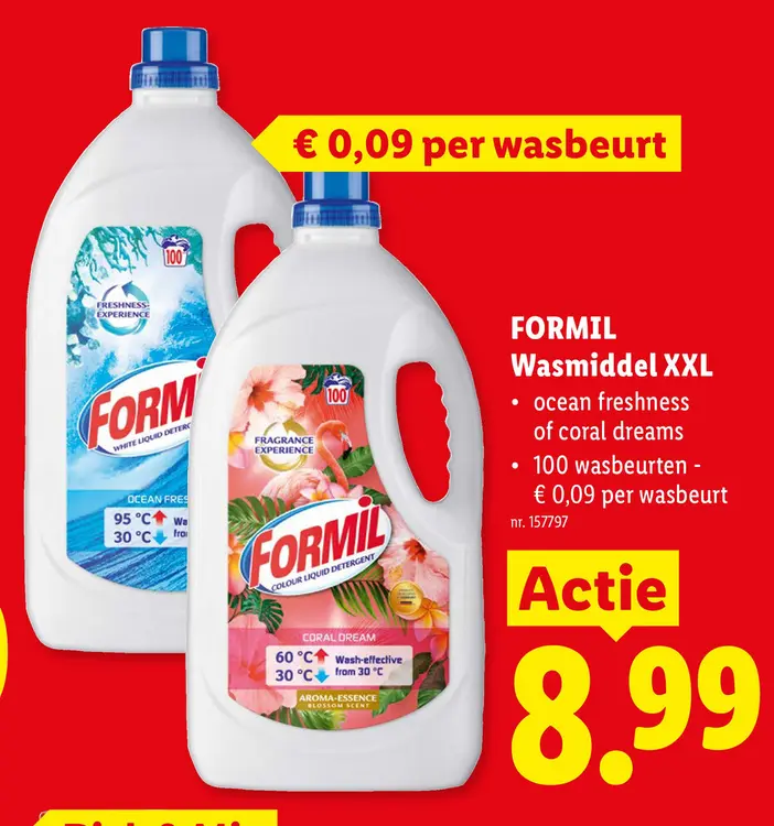 Promotie: FORMIL Wasmiddel XXL