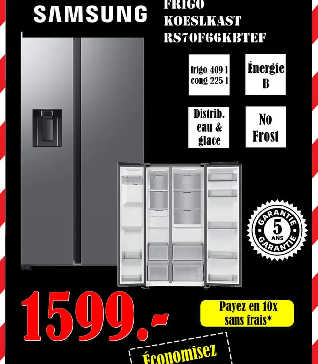 Offre: Frigo koeslkast rs70f66kbtef
