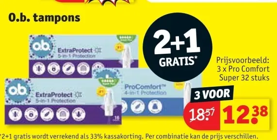 Promotie: tampons