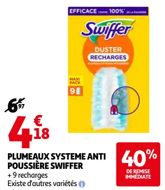 Promotie: Plumeaux systeme anti poussière