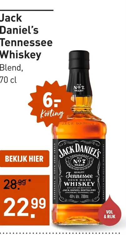 Aanbieding: Tennessee Whiskey