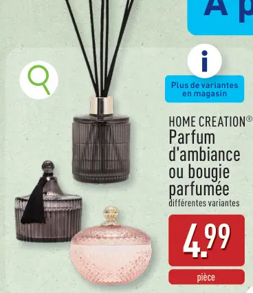 Offre: Parfum d'ambiance ou bougie parfumée