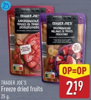 Aanbieding: Freeze dried fruits