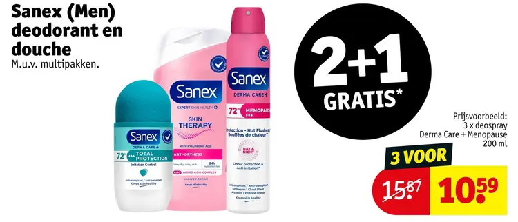 Promotie: Deodorant en douche