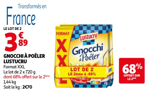 Promotie: Gnocchi à poêler