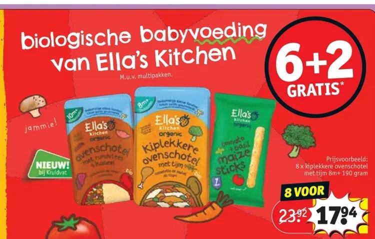 Aanbieding: Biologische babyvoeding