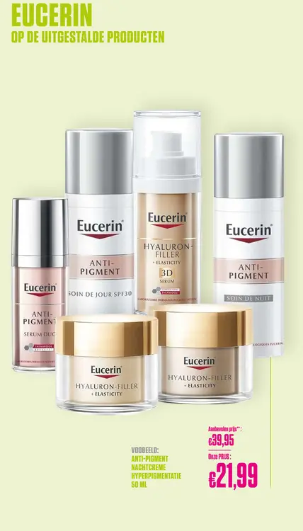 Promotie: Eucerin Anti-Pigment Nachtcrème Hyperpigmentatie met pomp 50ml - Eucerin