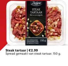 Aanbieding: Steak tartaar