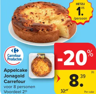 Promotie: Appelcake Jonagold