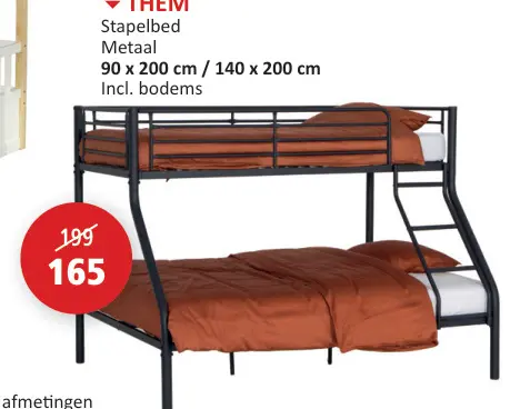 Promotie: Stapelbed