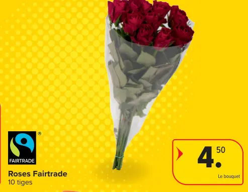 Offre: Roses Fairtrade